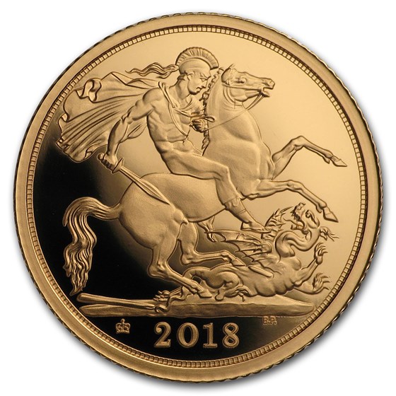 2018 Great Britain Gold Half Sovereign Proof (w/Box & COA) 2018 Great Britain Gold Half Sovereign Proof (w/Box & COA)